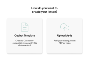 Ozobot Classroom Lesson Creator Tool